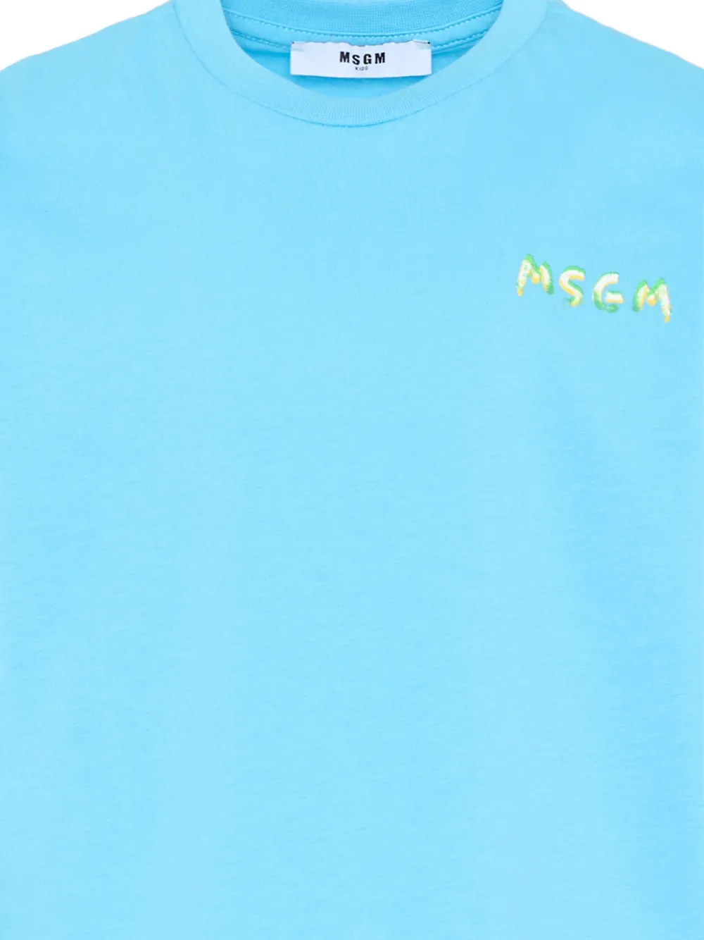 MSGM Kids T-shirt Blauw