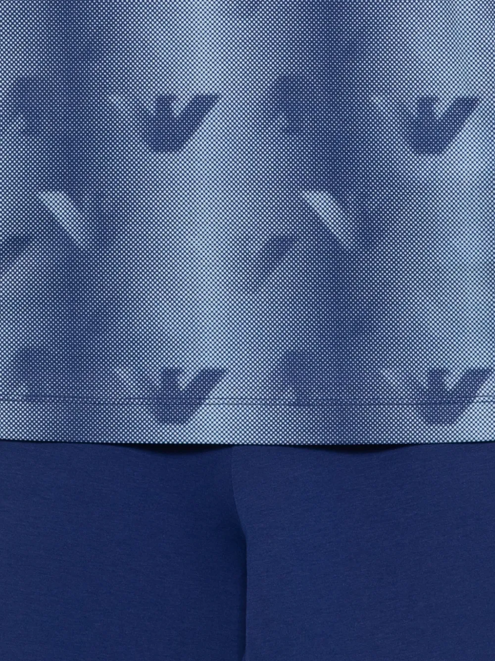 Emporio Armani Kids Shorts set met logoprint Blauw