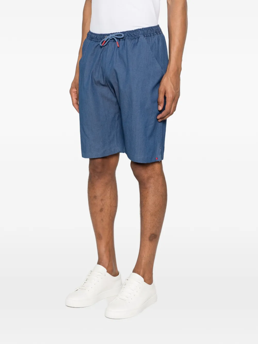  Kiton Drawstring Shorts - Blue 