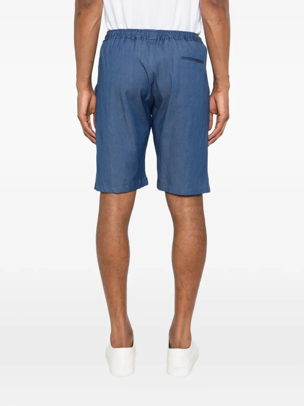 Kiton Shorts met trekkoord Blauw