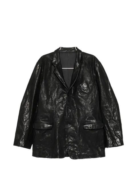 Yohji Yamamoto leather jacket