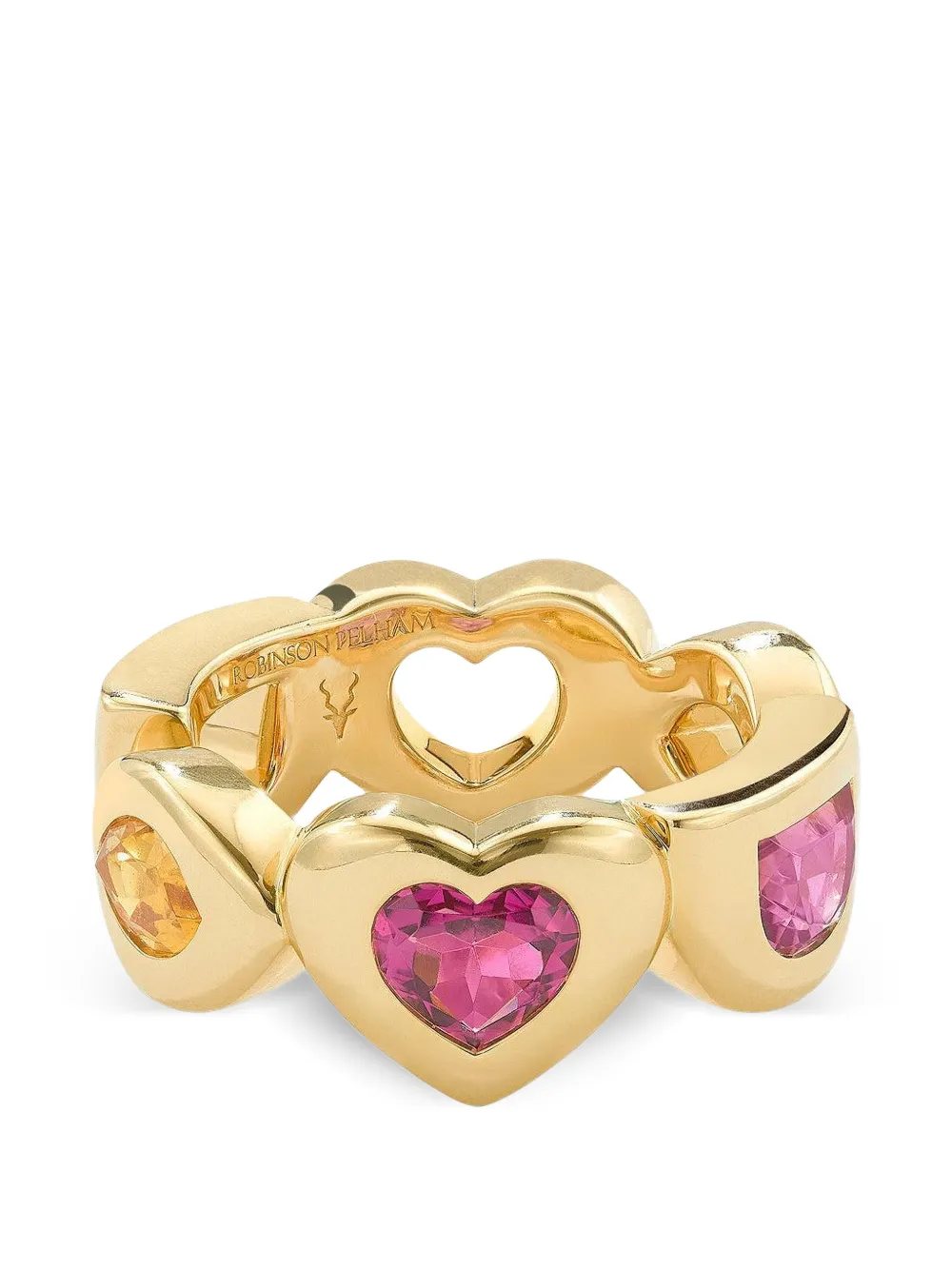 ROBINSON PELHAM sapphire tourmaline heart-shape ring - Oro