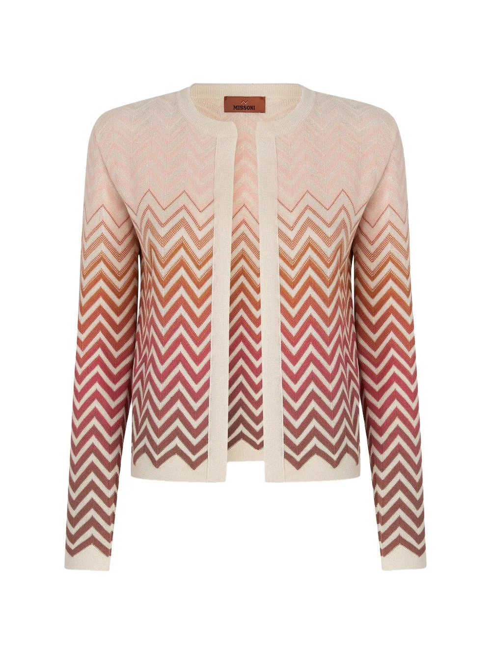 Missoni chevron-pattern cardigan - Neutrals