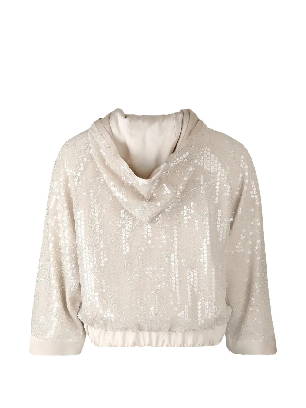  Peserico Sequin-embellishment Zip-fastening Jacket - Neutrals 