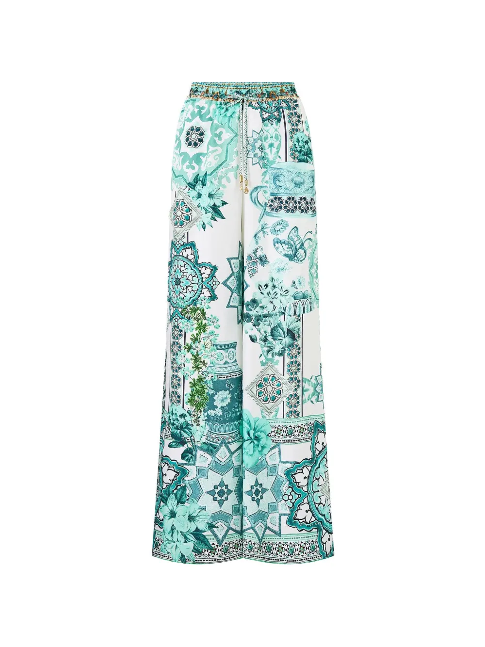 Camilla drawstring pants - Bianco