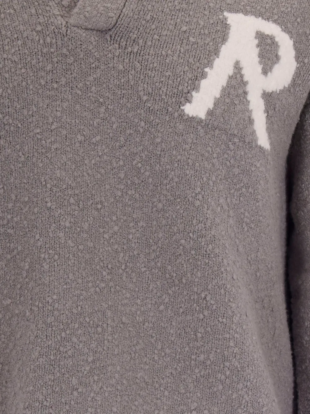  Represent Polo-collar Sweater - Grey 