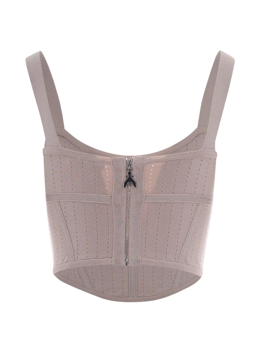  Patrizia Pepe Zip-fastening Top - Neutrals 