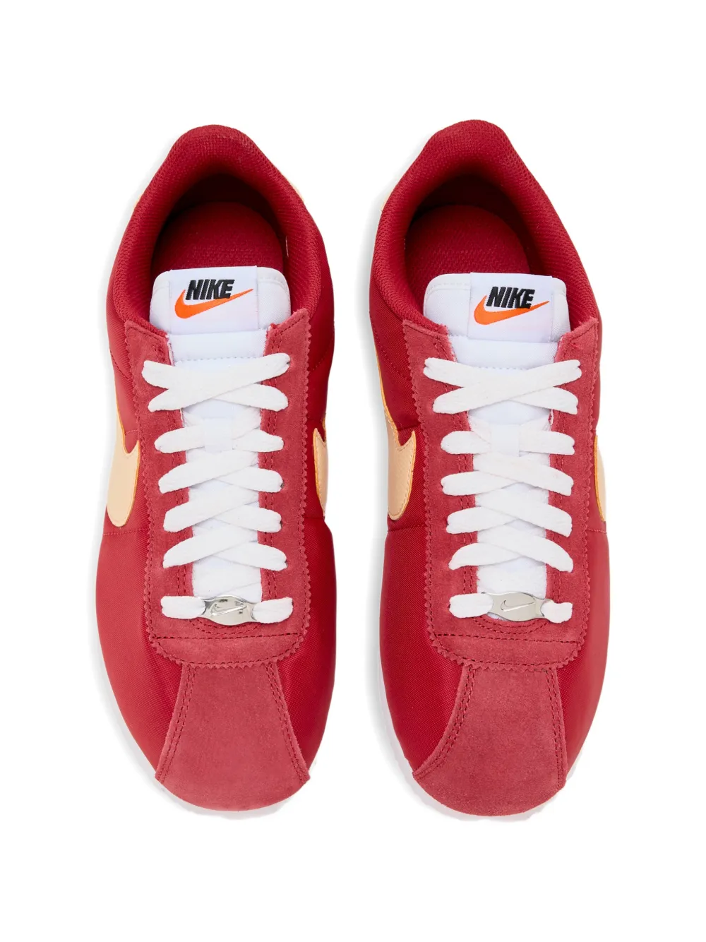 Nike Cortez suede-panel sneakers Rood