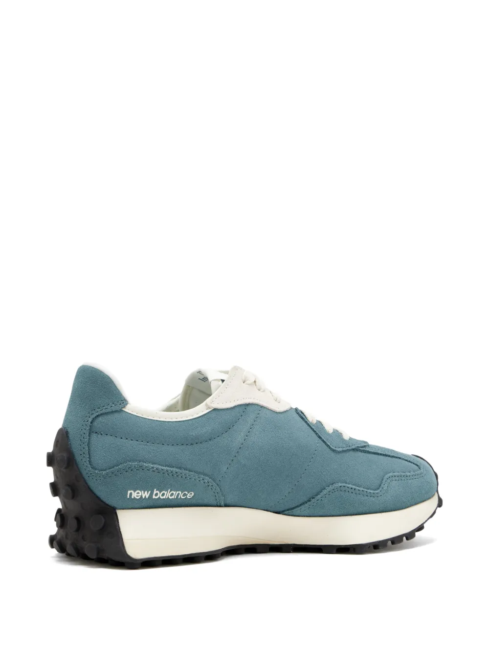 New Balance 327 suede panelled sneakers Blauw