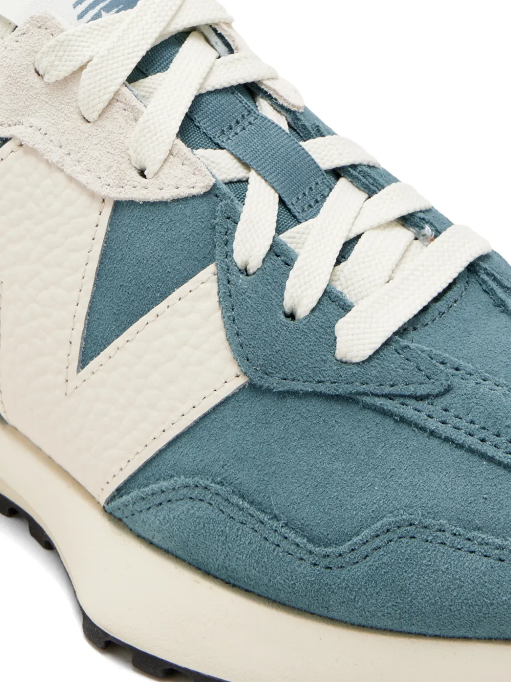 New Balance 327 suede panelled sneakers Blauw