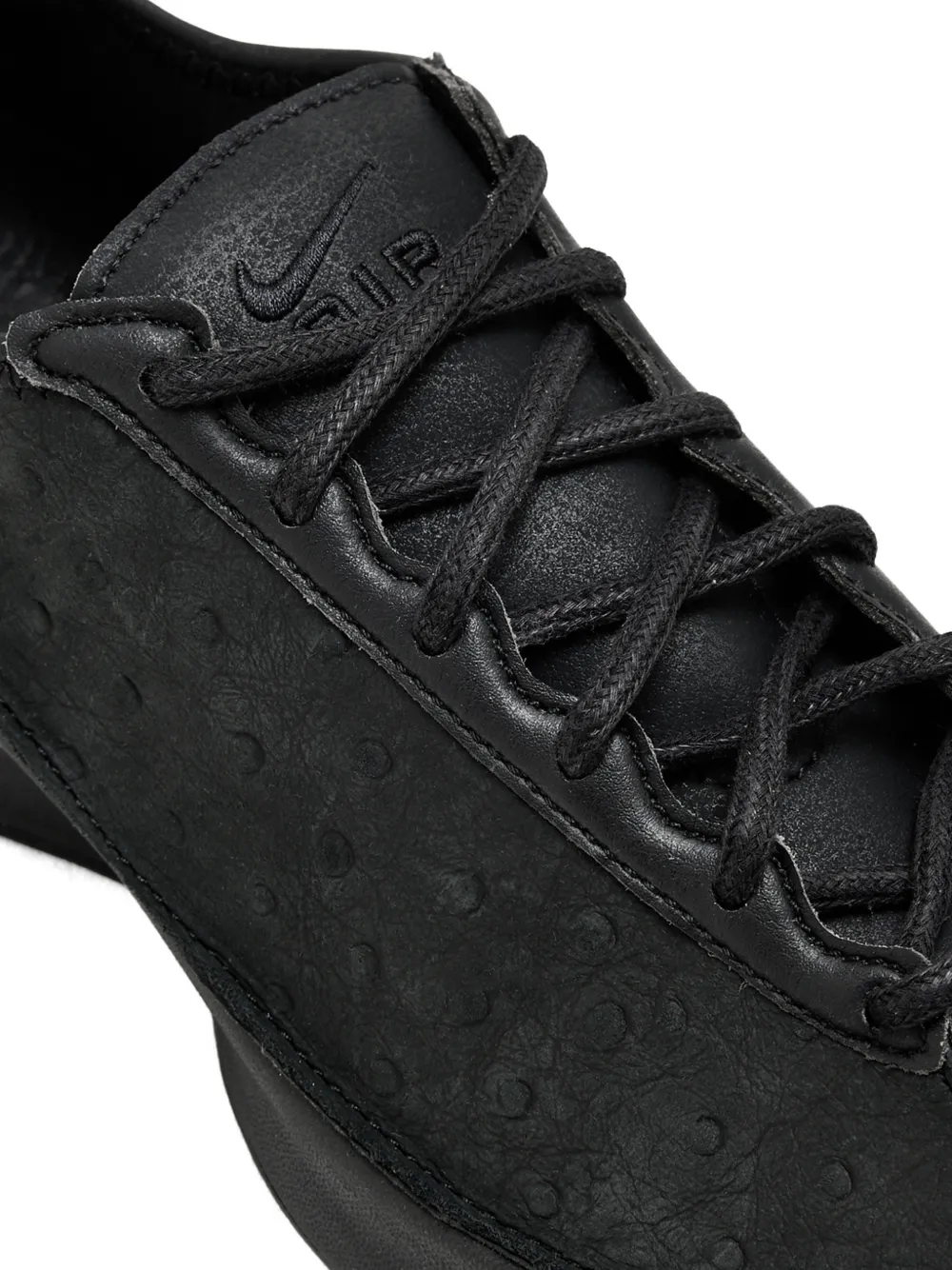 Nike Air Superfly textured lace-up sneakers Zwart