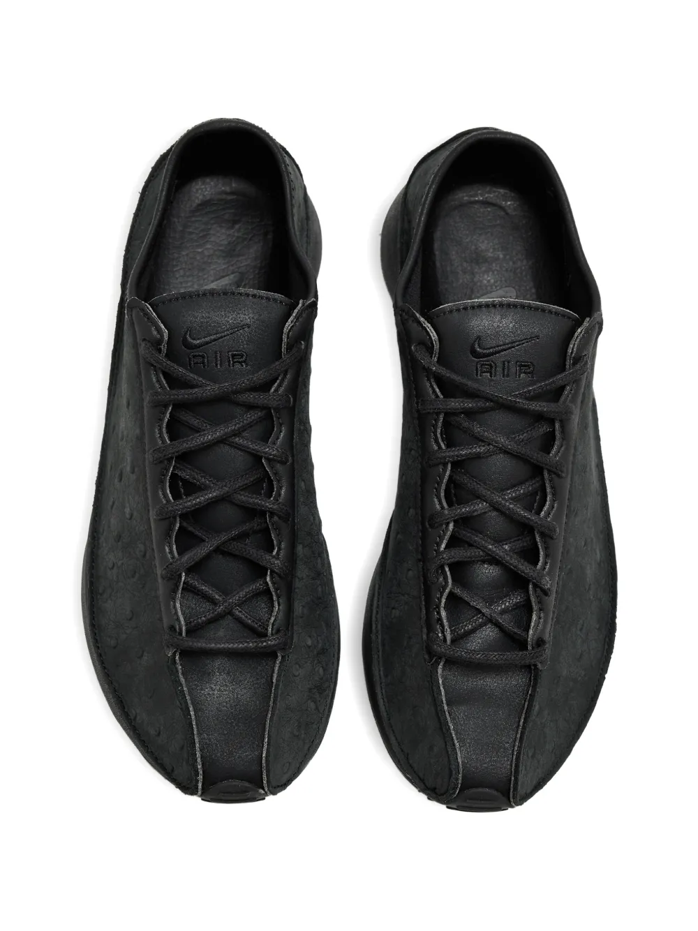 Nike Air Superfly textured lace-up sneakers Zwart