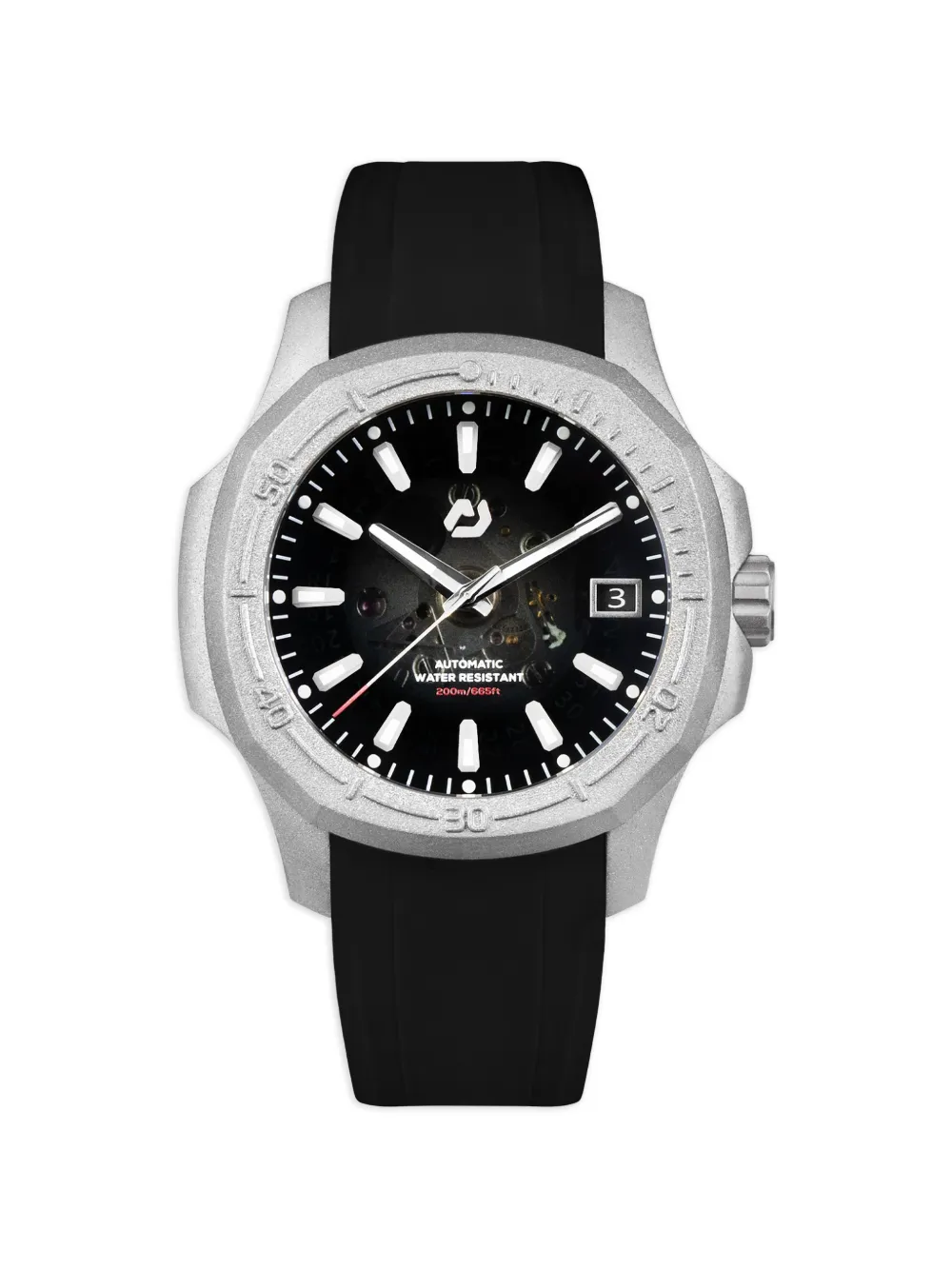 NUNCIER N200 Titanium Gray V2 Index 40,5mm - Nero