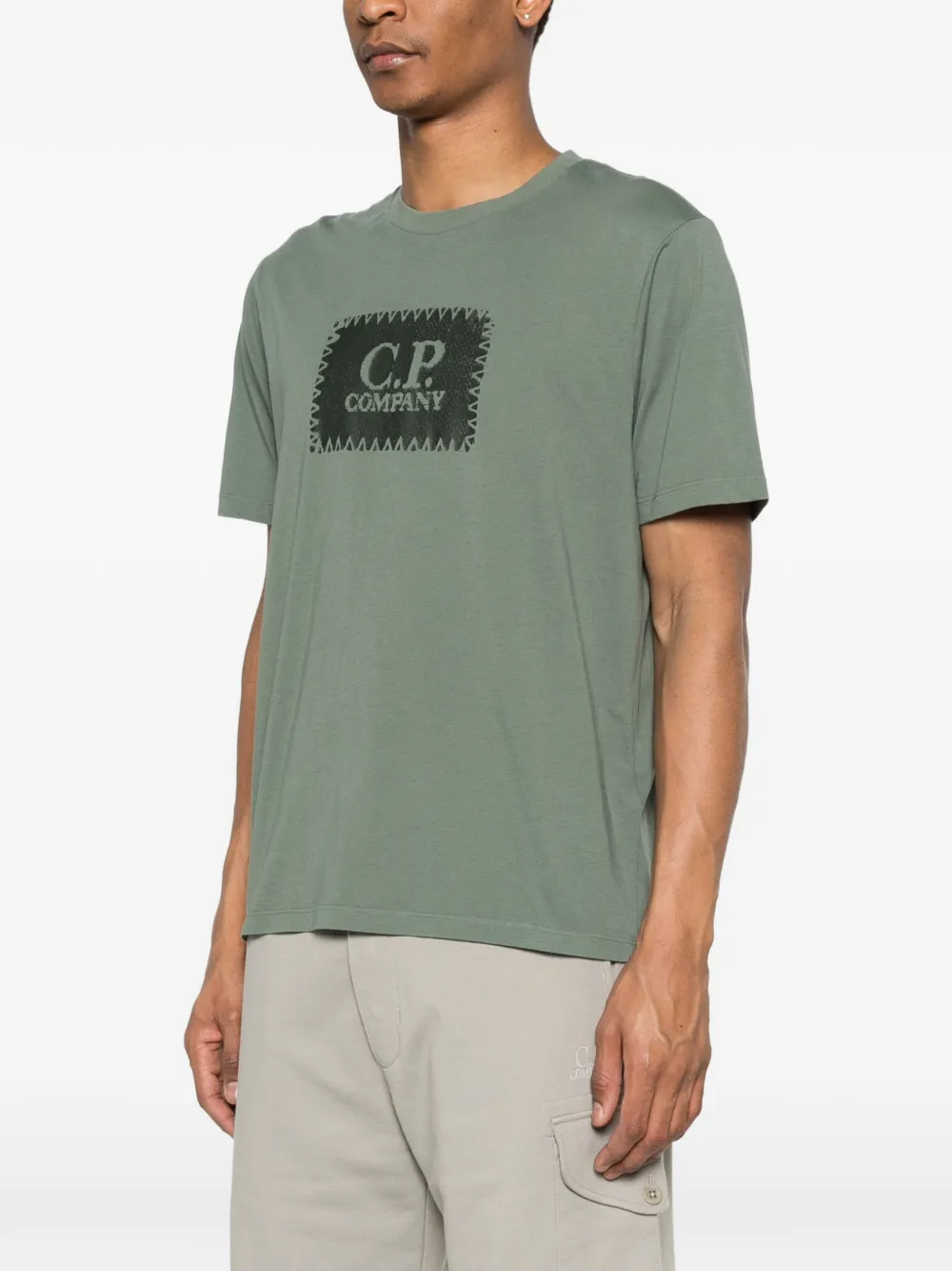 C.P. Company T-shirt met grafische print Groen