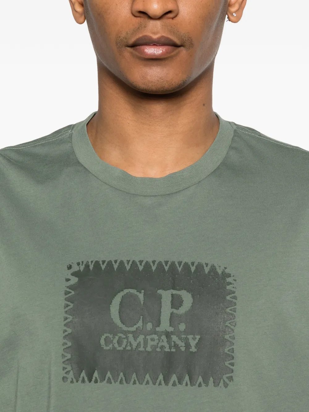 C.P. Company T-shirt met grafische print Groen