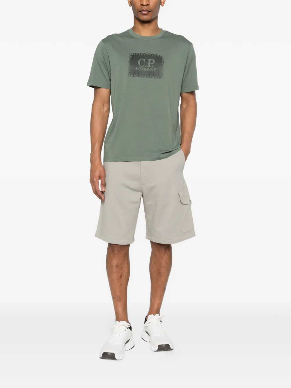 C.P. Company T-shirt met grafische print Groen