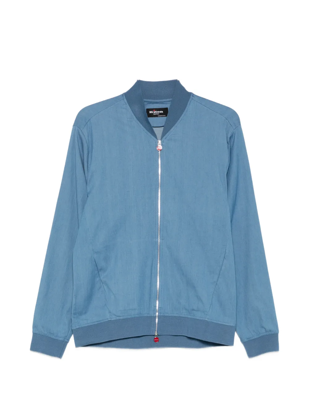 Kiton zip-front jacket - Blue