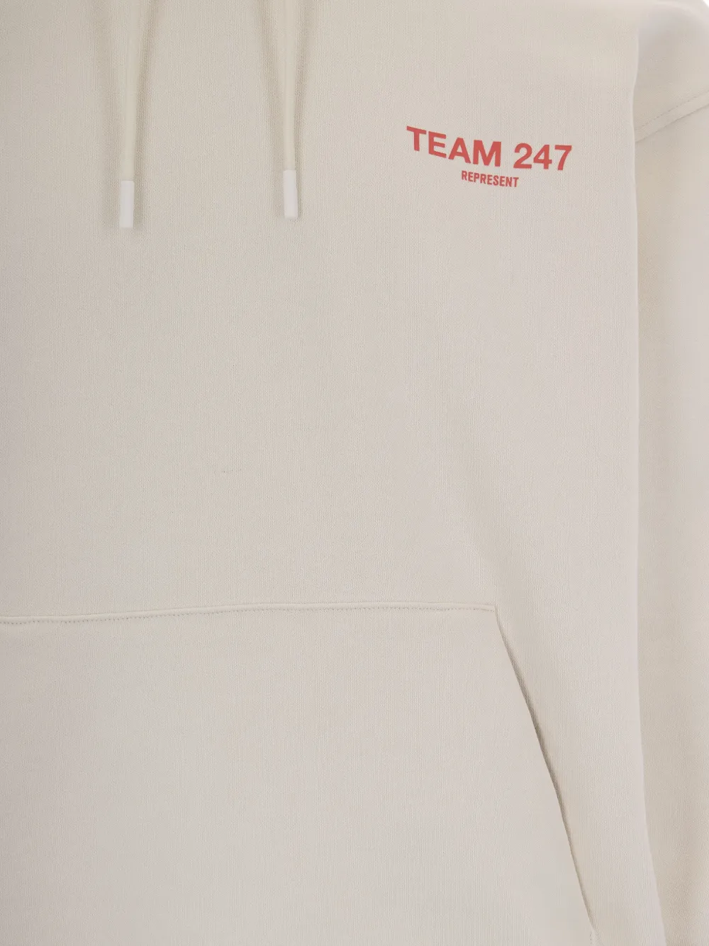  Represent Drawstring Hoodie - Neutrals 