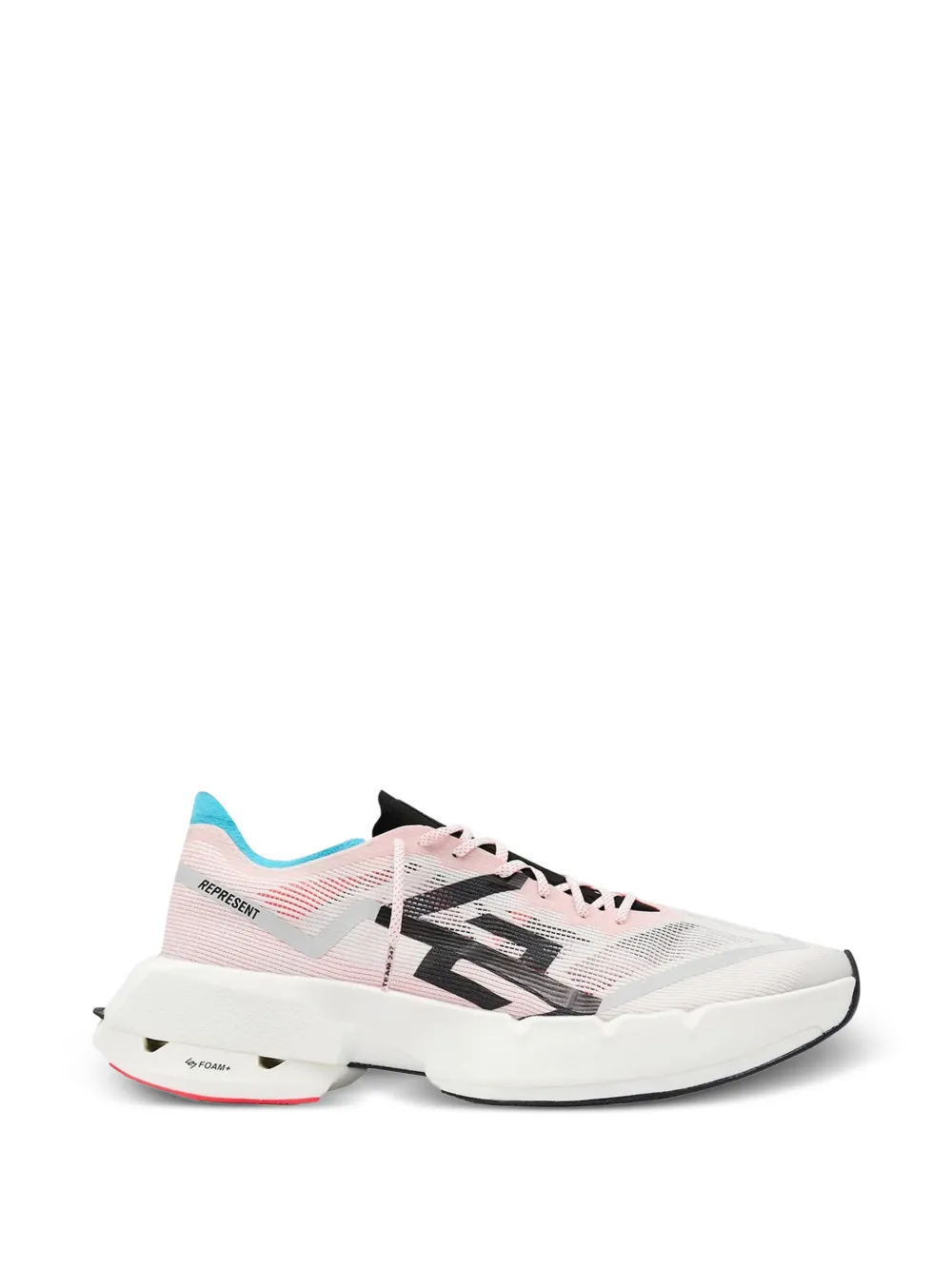 REPRESENT 247 Arc 4 Elite lace-up fastening sneakers - Rosa