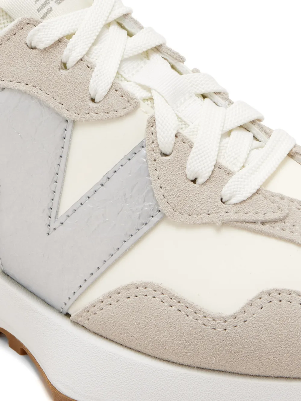 New Balance 327 suede panelled sneakers Beige