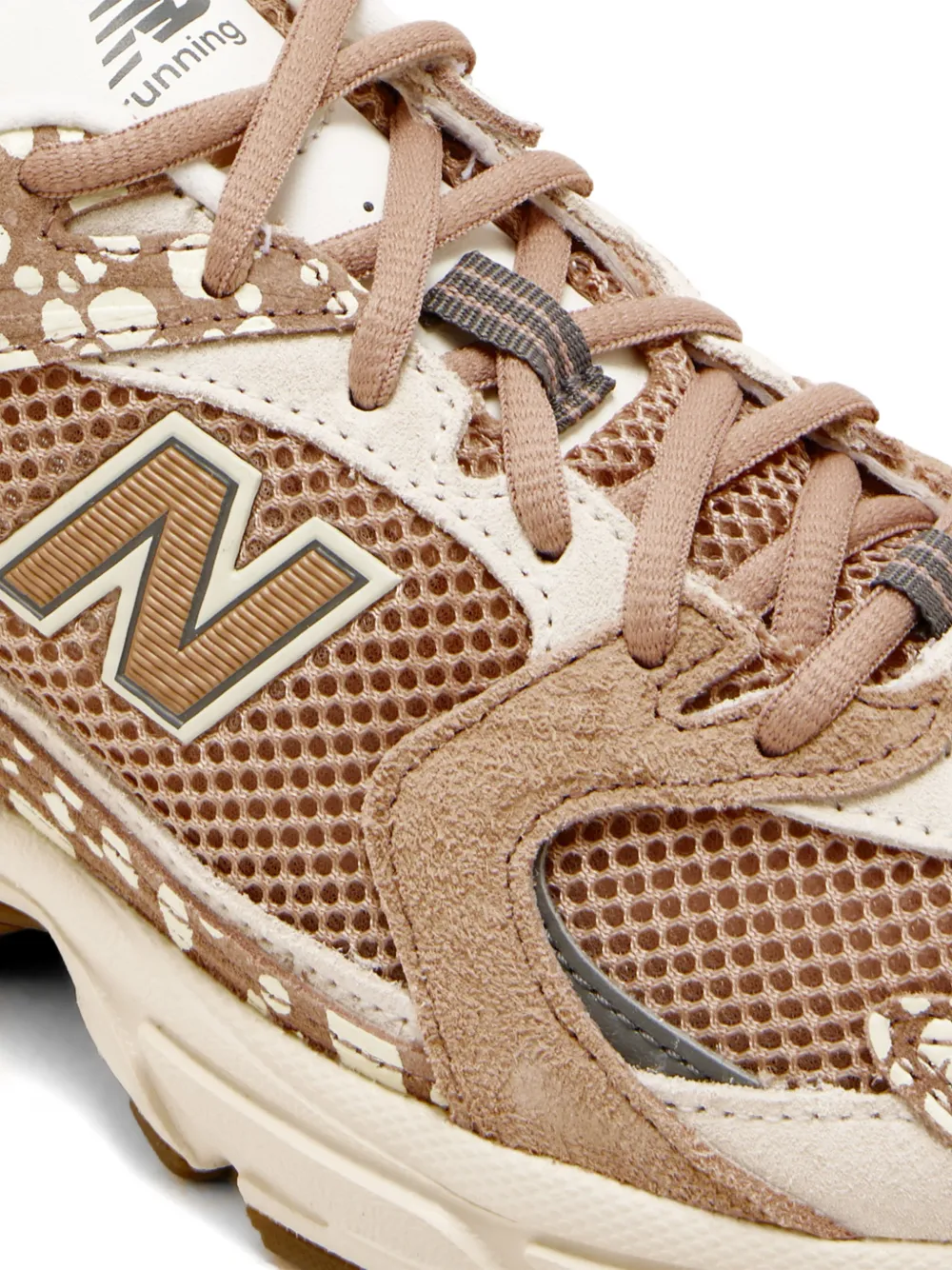 New Balance 530 spotted panelled sneakers Beige