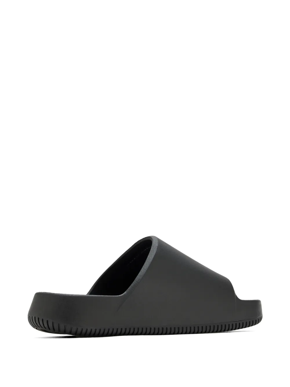 Nike Calm 2.0 embossed-logo slides Zwart