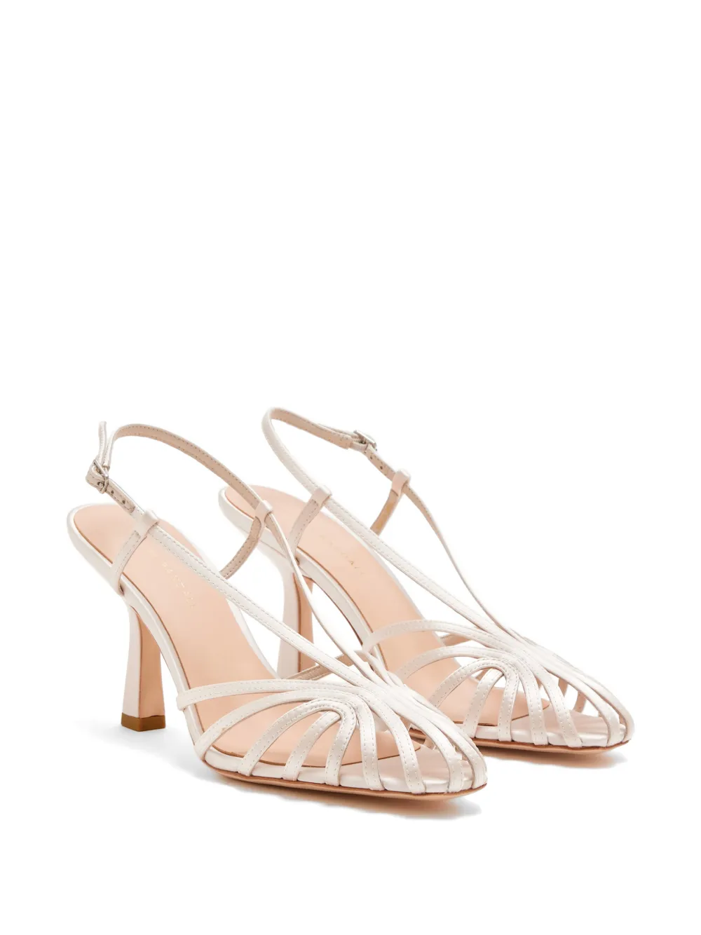 Loeffler Randall Alexandra strappy slingback sandals Beige