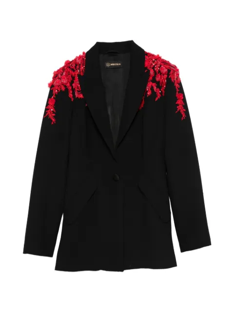 IMROSKA shoulder-embellished blazer