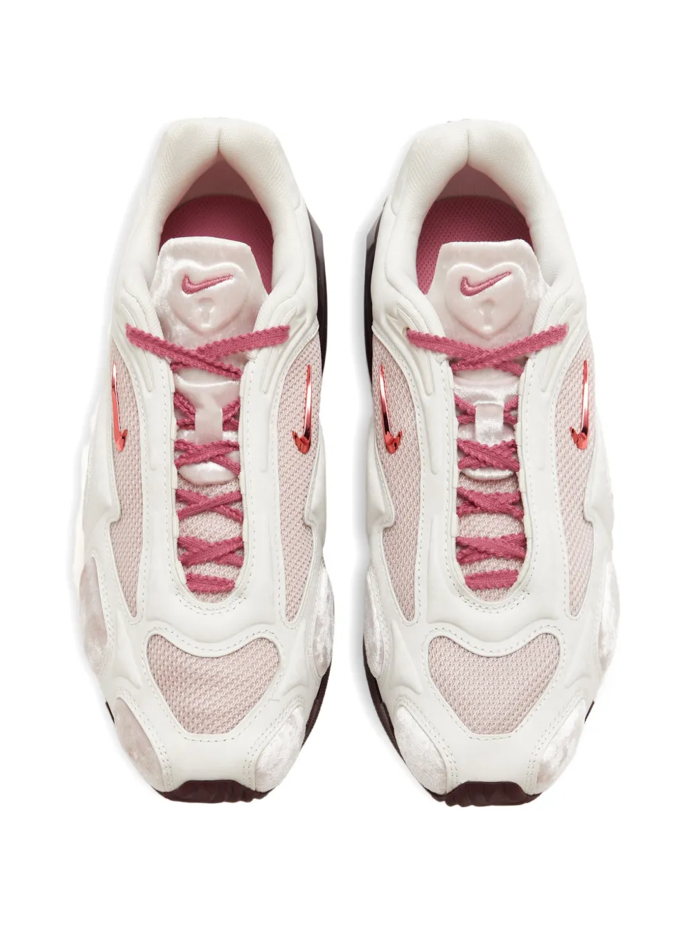 Nike Air Max Muse logo-embroidered sneakers Beige