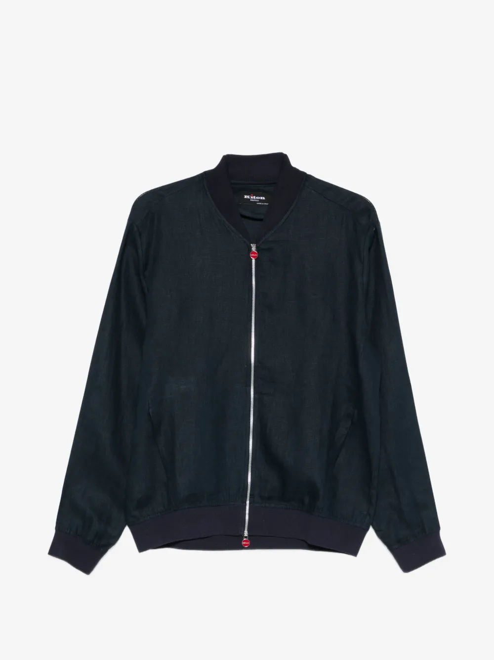Kiton zip bomber jacket | Blue | Image 1