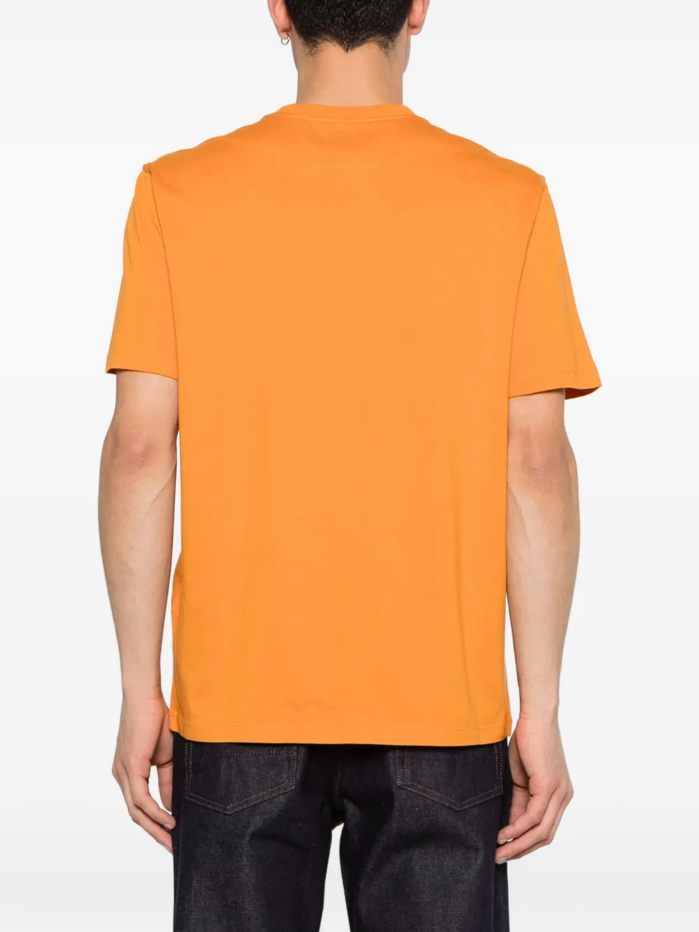 C.P. Company 30 1 jersey T-shirt met logo-label en korte mouwen Oranje