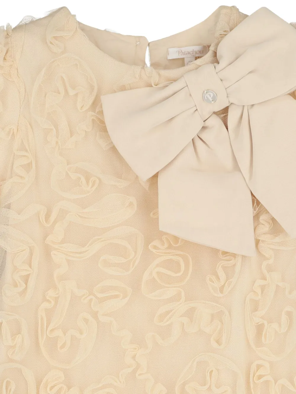 Patachou Tulen jurk Beige