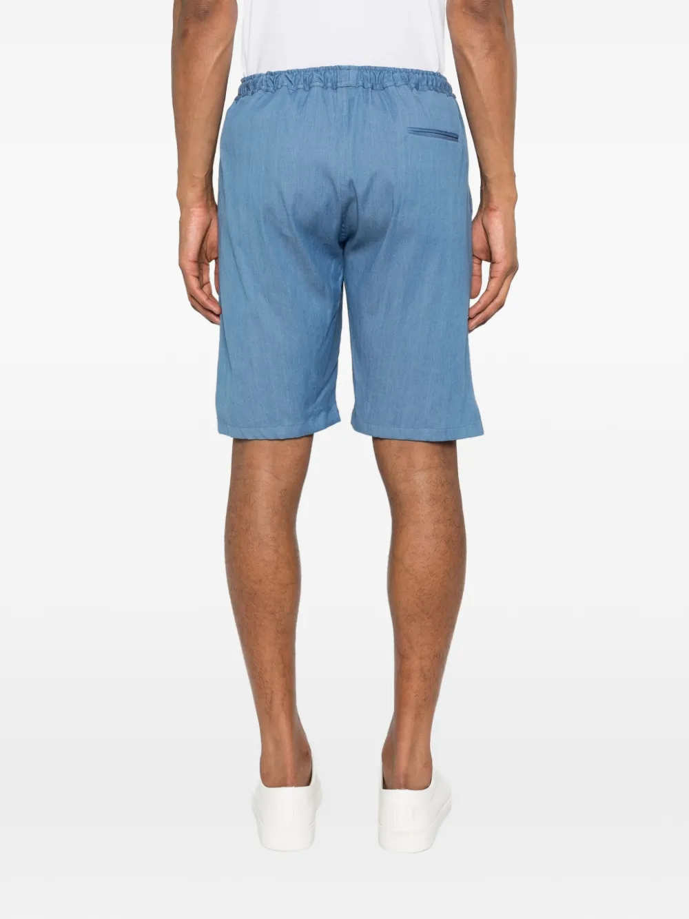 Kiton Shorts met trekkoord Blauw
