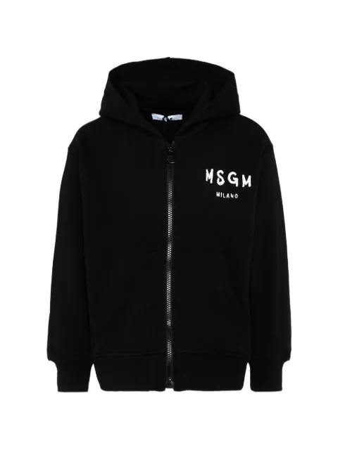 MSGM Kids hoodie con logo estampado