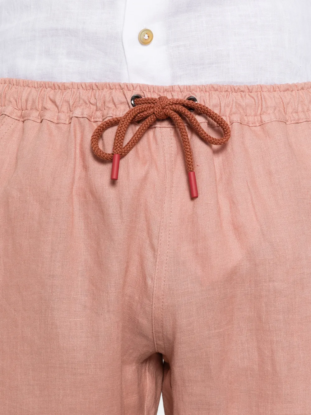 Kiton Shorts met trekkoord Roze