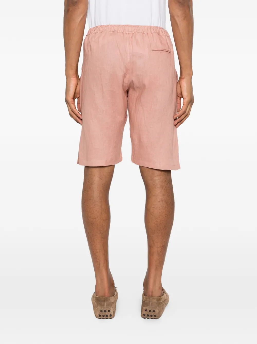 Kiton Shorts met trekkoord Roze