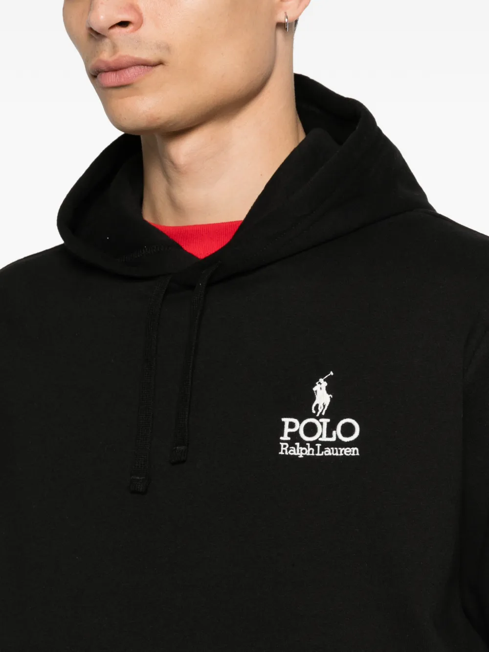 Polo Ralph Lauren Hoodie met geborduurd logo Zwart