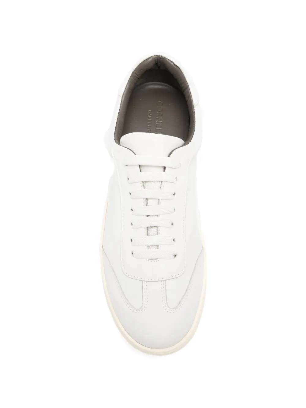 Corneliani leather sneakers Grijs