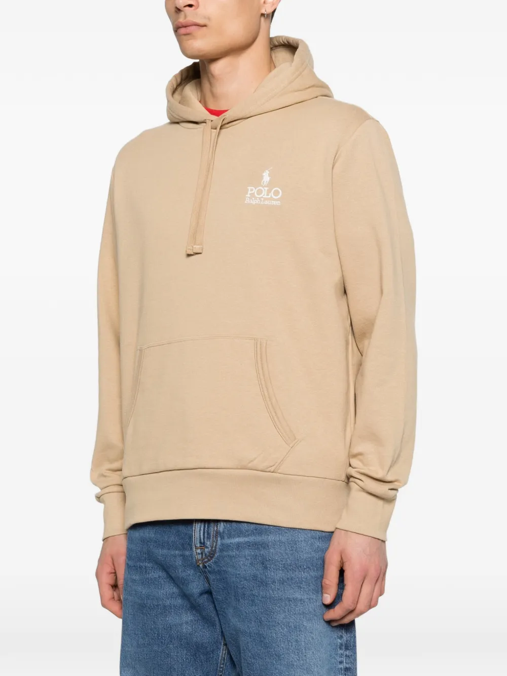 Polo Ralph Lauren Hoodie met trekkoord Beige
