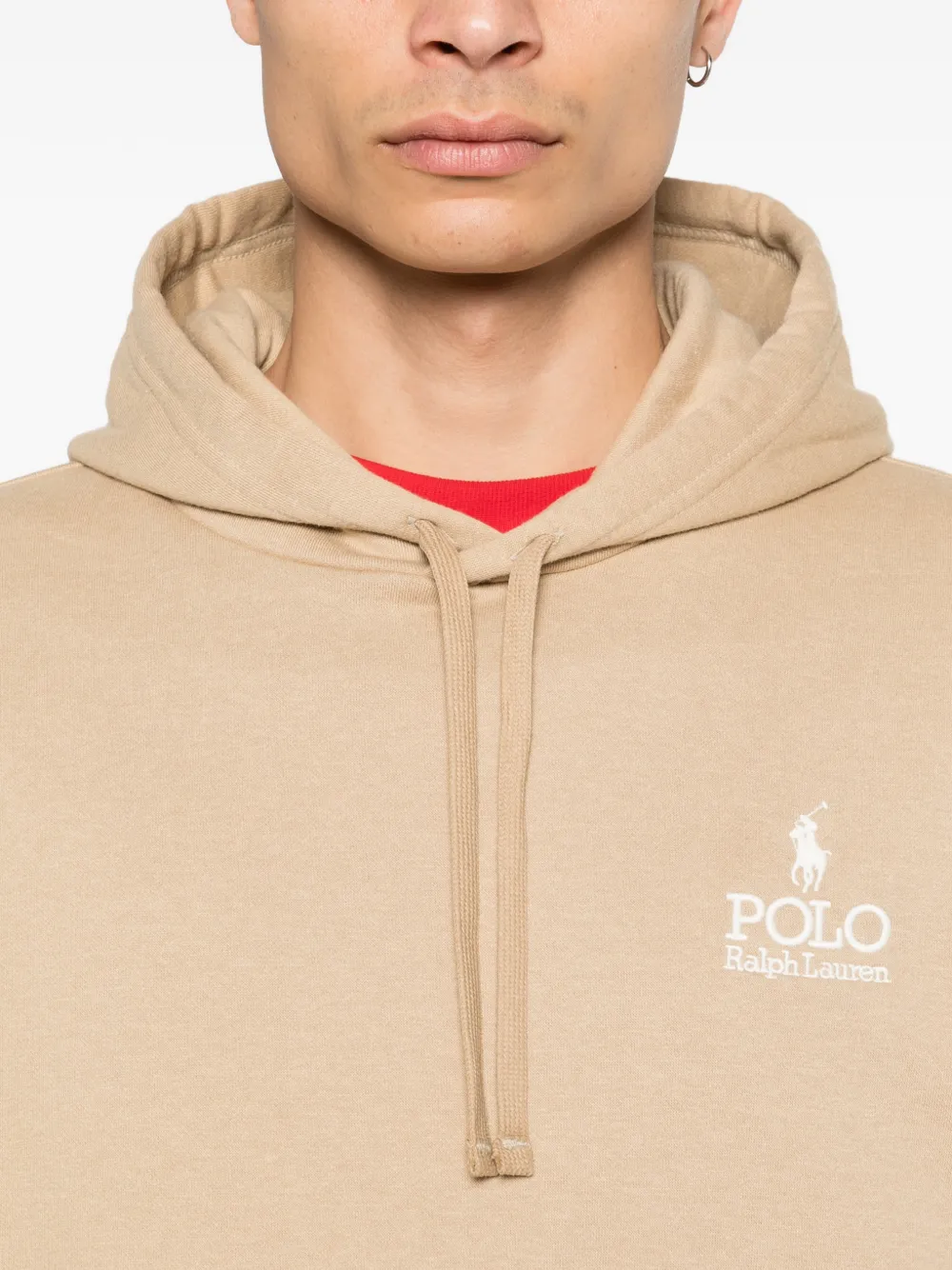 Polo Ralph Lauren Hoodie met trekkoord Beige