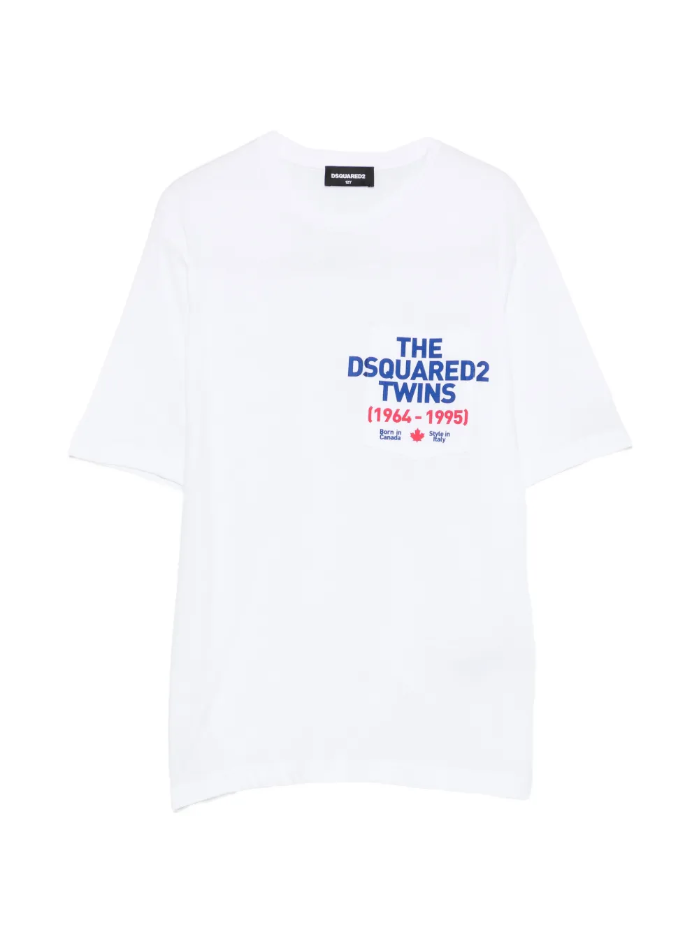 DSQUARED2 KIDS lettering T-shirt - Bianco