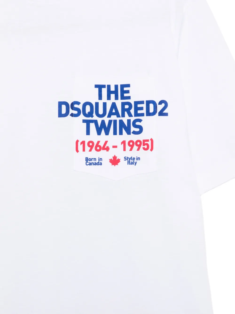 DSQUARED2 KIDS T-shirt met tekst Wit