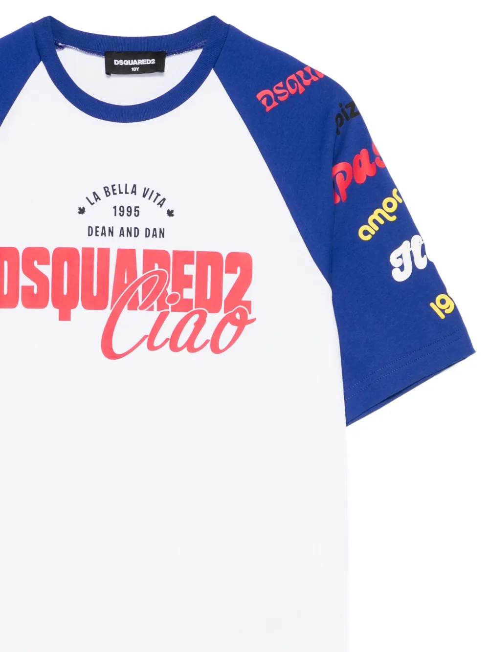 DSQUARED2 KIDS T-shirt met logoprint Wit