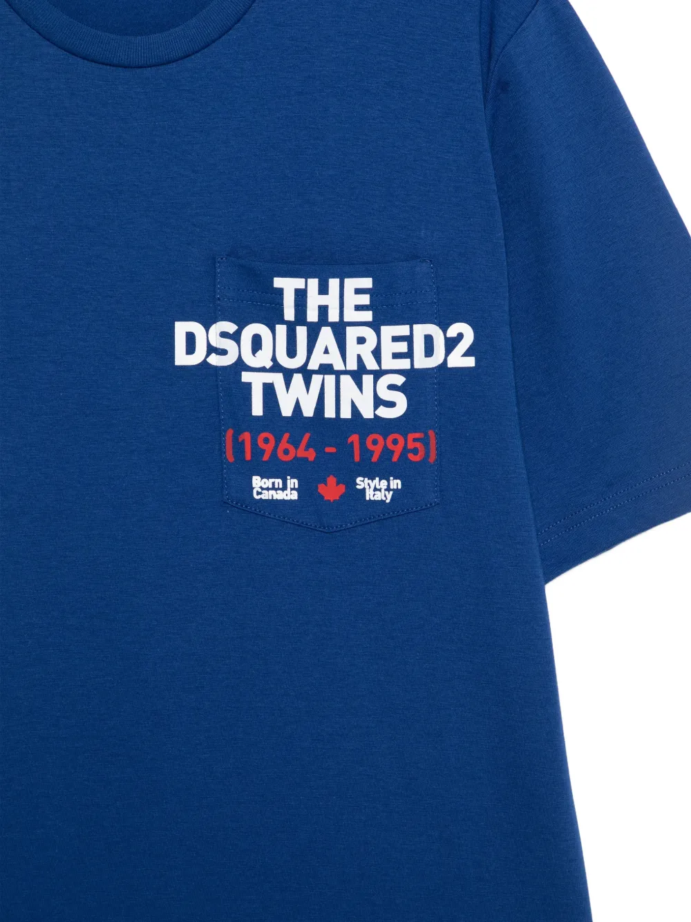 DSQUARED2 KIDS T-shirt met borstzak Blauw