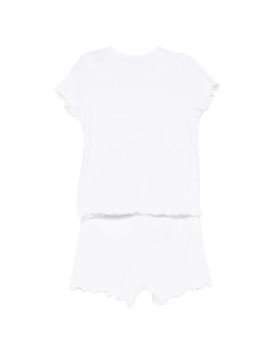 Ruffled-Detail Shorts Set (Set Of Two)