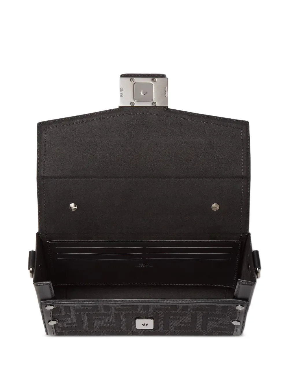 FENDI Soft Trunk schoudertas Zwart