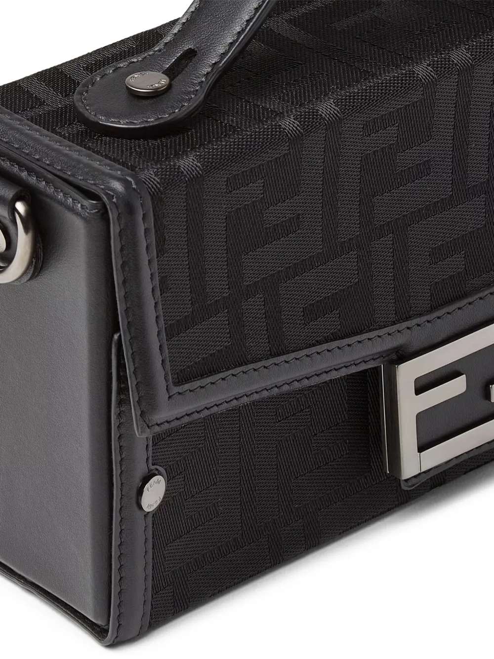 FENDI Soft Trunk schoudertas Zwart