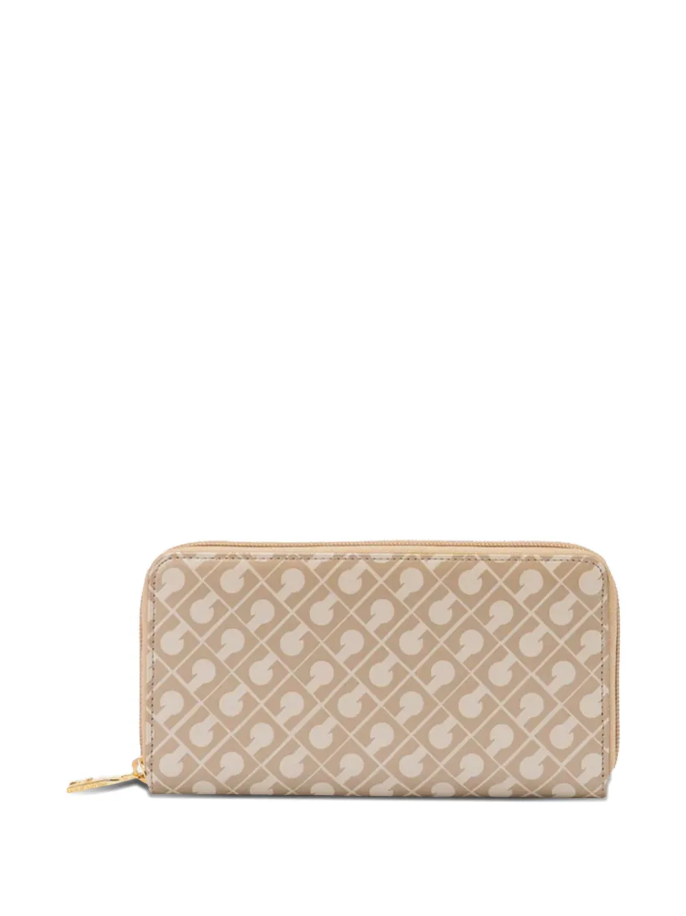  Gherardini Patterned Zip-up Wallet - Neutrals 