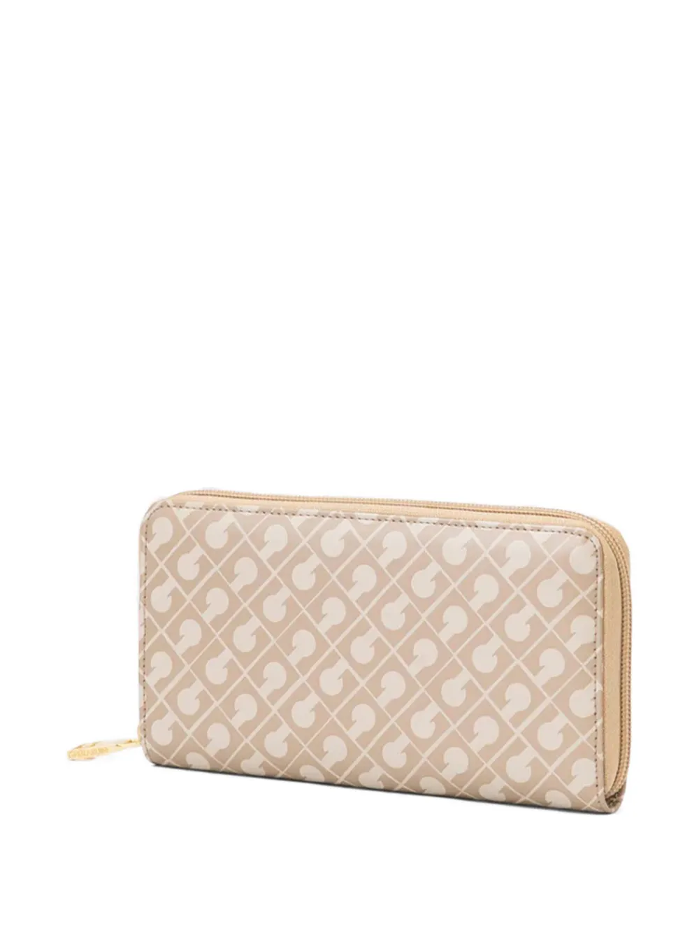  Gherardini Patterned Zip-up Wallet - Neutrals 