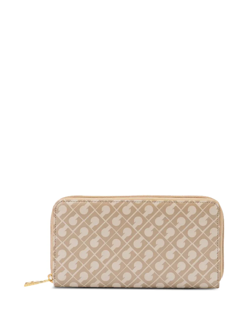 Gherardini patterned zip-up wallet - Toni neutri